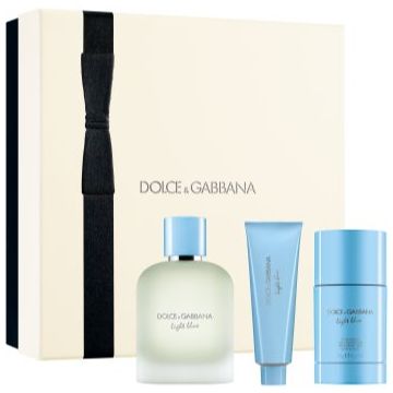 Dolce&Gabbana Light Blue Pour Homme EDT Duo Gift Set NEW set cadou pentru bărbați