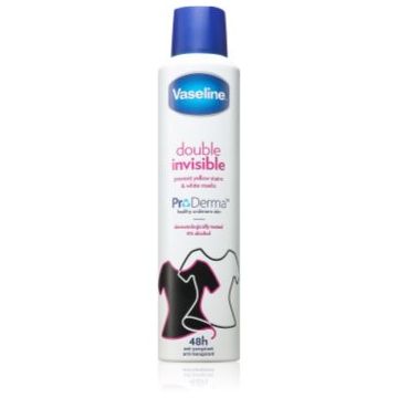 Vaseline Double Invisible Antiperspirant spray anti-perspirant impotriva petelor albe