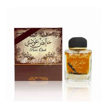 Lattafa Pure Oudi Unisex Eau de Parfum EDP, Volum 100 ml