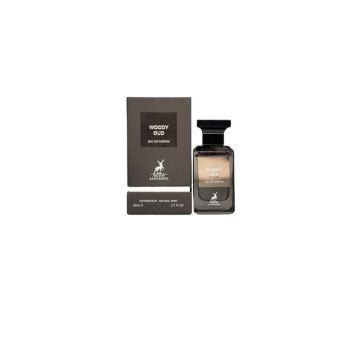 Maison Alhambra Woody Oud Unisex Eau de Parfum EDP, Volum 80 ml Maison Alhambra Woody Oud Unisex Eau de Parfum EDP, Volum 80 ml