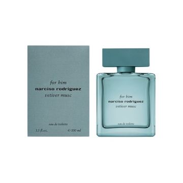Narciso Rodriguez For Him Vetiver Musc Apa de toaleta pentru barbati EDT, Volum 100 ml