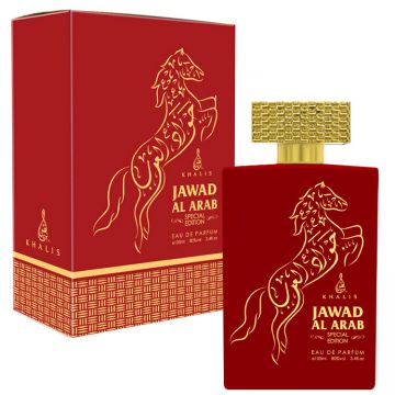 Apa de parfum Jawad Al Arab Red, Khalis, Barbati - 100 ml - inspirat din Baccarat Rouge 540 M.F.K.