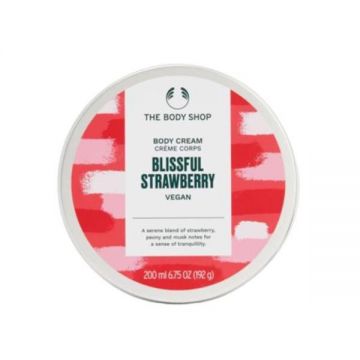 Crema hidratanta pentru corp The Body Shop, Blissful Strawberry, 200 ml