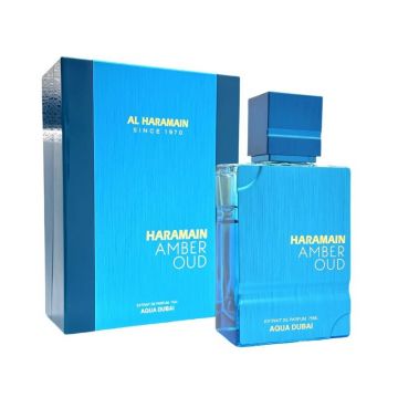 Extract de parfum unisex Al Haramain Amber Oud Aqua Dubai, Volum 100 ml
