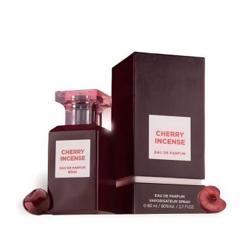 Apa de parfum, Fragrance World, Cherry Incense, unisex, 80 ml