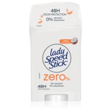 Lady Speed Stick Zero Fresh Coconut deodorant fără conținut săruri de aluminiu de firma original