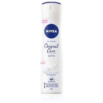NIVEA Original Care spray anti-perspirant fară alcool