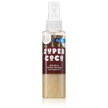 Olival SUPER Coco ulei pentru plaja cu particule stralucitoare