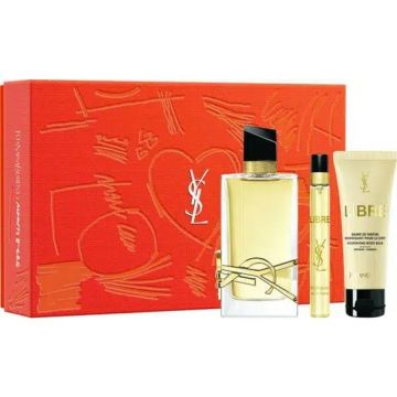 Set cadou Yves Saint Laurent Libre Apa de Parfum, 90 ml + 10 ml + Lotiune de corp, 50 ml