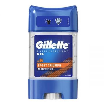 SHORT LIFE - Deodorant Antiperspirant Gel Stick - Gillette Clear Sport Triumph, 70 ml