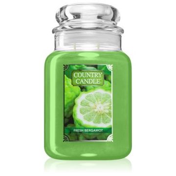 Country Candle Fresh Bergamot lumânare parfumată ieftin