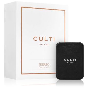 Culti Car Diffuser Black Tessuto parfum pentru masina + refill