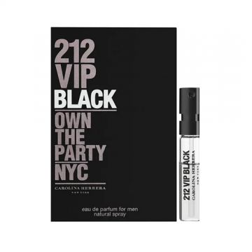 Esantion Carolina Herrera 212 Vip Black Elixir, Apa de Parfum, Barbati, 1,5 ml