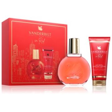 Gloria Vanderbilt In Red set cadou pentru femei