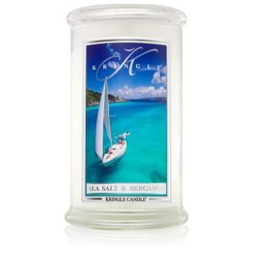 Kringle Candle Sea Salt & Bergamot lumânare parfumată ieftin