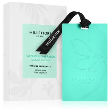 Millefiori Milano Laundry Patchouli Smeraldo card parfumat