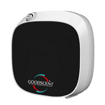 PACHET: Aparat profesional Parfumare spatii Good Scent GS 100, culoare alb si negru si 5 rezerve de 100 g incluse