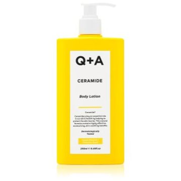 Q+A Ceramide loțiune de corp hidratantă cu ceramide