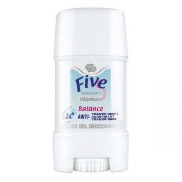 SHORT LIFE - Deodorant Stick Gel pentru Ea FIVE 5 Balance SuperFinish, 65 g la reducere