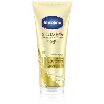 Vaseline Gluta-Hya Flawless Tone ler pentru corp pentru o piele mai luminoasa