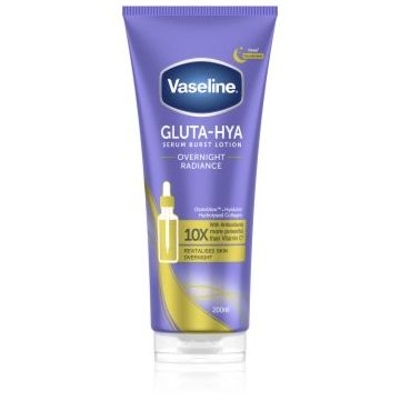 Vaseline Gluta-Hya Overnight Radiance ler pentru corp pentru o piele mai luminoasa
