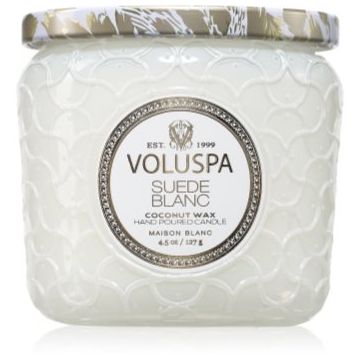 VOLUSPA Maison Blanc Suede Blanc lumânare parfumată de firma original