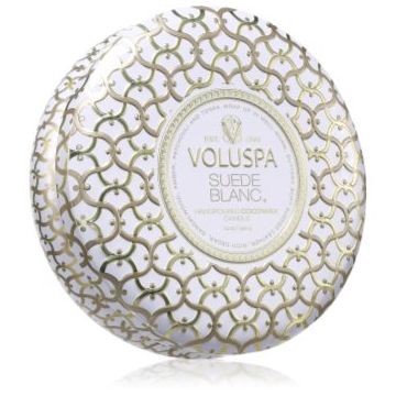 VOLUSPA Maison Blanc Suede Blanc lumânare parfumată