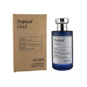 Apa de parfum Asten, Tropical Oud, unisex, 100 ml la reducere