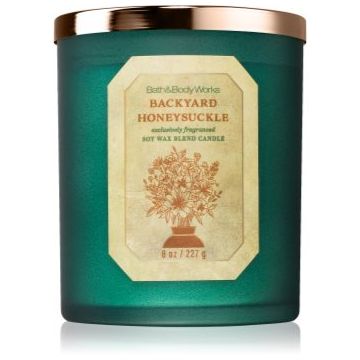 Bath & Body Works Backyard Honeysuckle lumânare parfumată