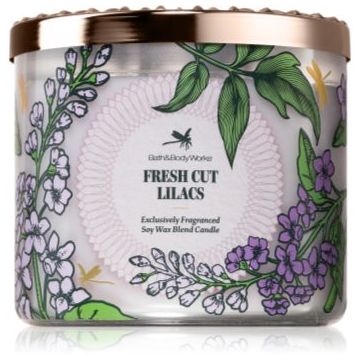 Bath & Body Works Fresh Cut Lilacs lumânare parfumată