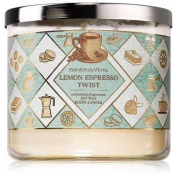 Bath & Body Works Lemon Espresso Twist lumânare parfumată