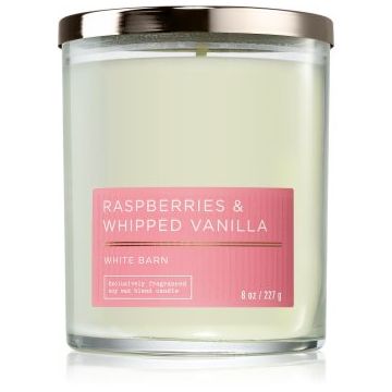 Bath & Body Works Raspberries & Whipped Vanilla lumânare parfumată