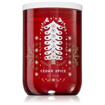 DW Home White Wood Cedar Spice lumânare parfumată