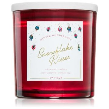 DW Home Winter Wonderland Snowflake Kisses lumânare parfumată