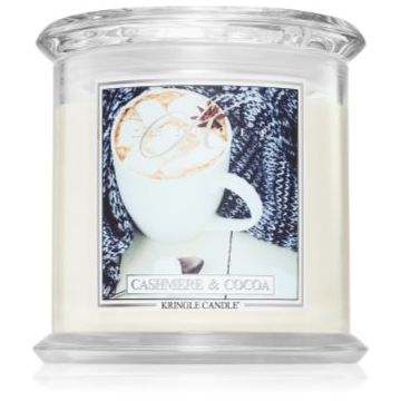 Kringle Candle Cashmere & Cocoa lumânare parfumată