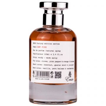 Emir Camp Fire Factory Edition, Apă de parfum, Unisex, 100ml