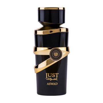 Fragrance World Just Aswad, Apă de parfum, Bărbați, 100ml