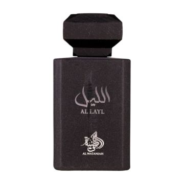 Al Wataniah Al Layl, Apă de parfum, Bărbați, 100ml