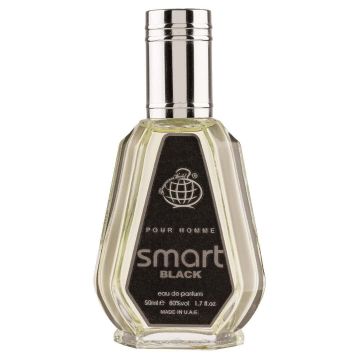 Fragrance World Smart Black, Apă de parfum, Bărbați, 50ml