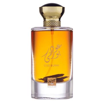 Rihanah Oud Burmi, Apă de parfum, Unisex, 100ml