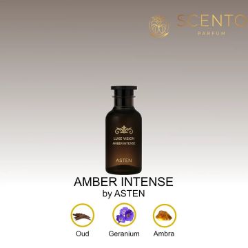 Apa de parfum Asten, Amber Intense, unisex, 100ml