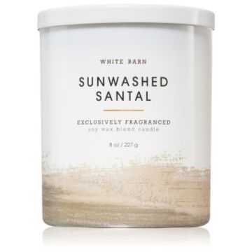 Bath & Body Works Sunwashed Santal lumânare parfumată