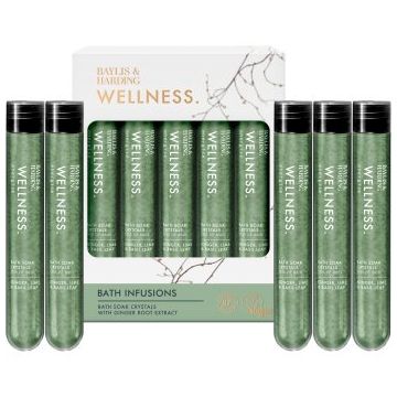 Baylis & Harding Wellness. Energise set cadou pentru cadă Ginger, Lime & Basil Leaf