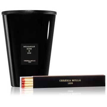 Cereria Mollá Boutique Bulgarian Rose & Oud lumânare parfumată