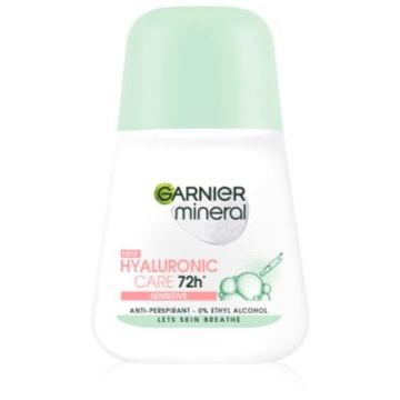 Garnier Mineral Hyaluronic Care antiperspirant roll-on 72 ore