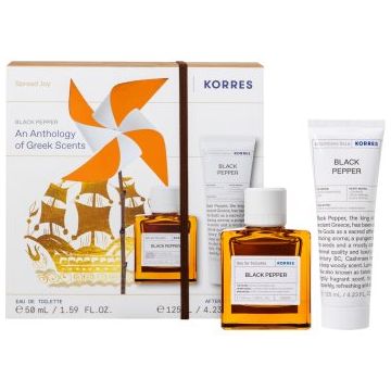 Korres Black Pepper set cadou pentru bărbați