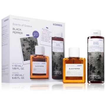 Korres Black Pepper set cadou pentru bărbați