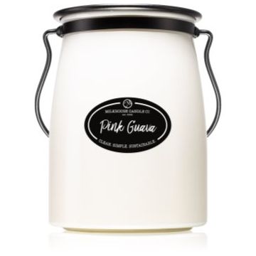 Milkhouse Candle Co. Pink Guava lumânare parfumată Butter Jar