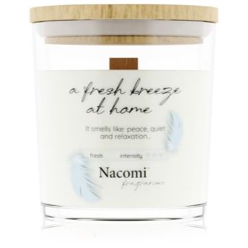 Nacomi Soy Candle Home Fragrances lumânare parfumată cu fitil din lemn