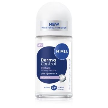 NIVEA Derma Control Restore deodorant roll-on antiperspirant 72 ore